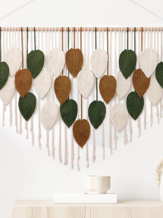 Other - Large Macrame Wall Hanging Boho Woven Tapestry Chic Home Decor Wall Art | Modern